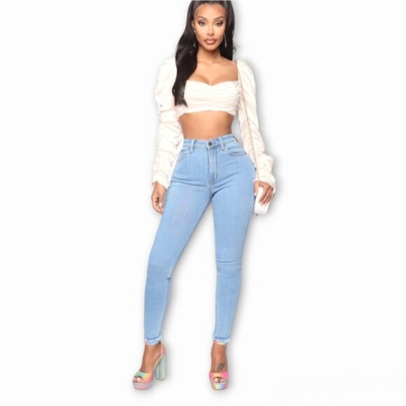 Fashion Nova "Precious Fit" High Waisted Skinny Jean -best seller- Rare - Picture 4 of 14